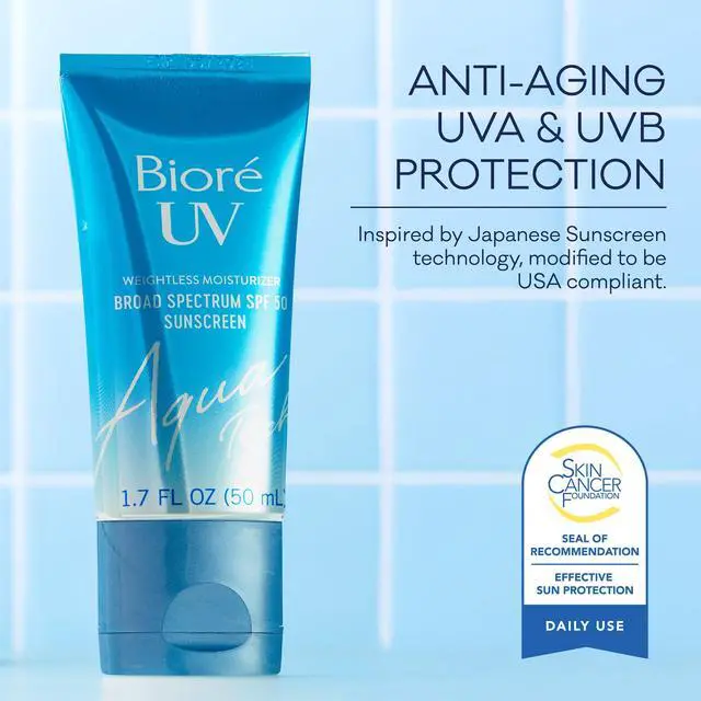 Alt view image 7 of 7 - UV Aqua Rich Moisturizer SPF 50 Facial Sunscreen, 1.7 fl oz