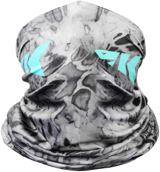 Main image of Sol Armis Neck Gaiter - UPF 50 Face Mask - UV Sun Protection Mask for Men & Women, Fishing, Hiking, Kayaking , Prym1 Camo, RocketPop,19x9.5 Inches,Silver Mist