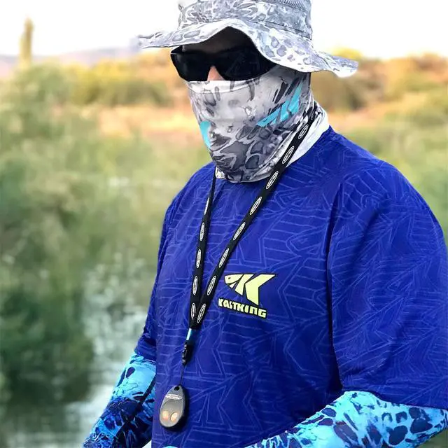 Alt view image 6 of 6 - Sol Armis Neck Gaiter - UPF 50 Face Mask - UV Sun Protection Mask for Men & Women, Fishing, Hiking, Kayaking , Prym1 Camo, RocketPop,19x9.5 Inches,Silver Mist