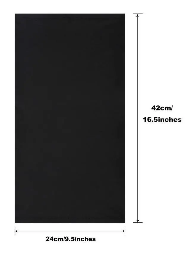 Alt view image 4 of 7 - 8 Pcs Summer Camo Neck Gaiter Scarf Bandanas for Men Sun Hoods Balaclava Cooling Breathable Face Mask Outdoor Sports (Simple, Black)