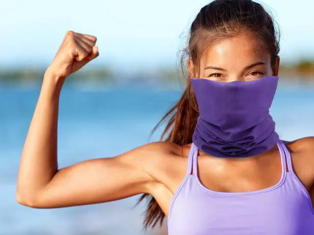 Alt view image 7 of 7 - 3 Pcs Neck Gaiter UV Protection Windproof Face Cover,Purple