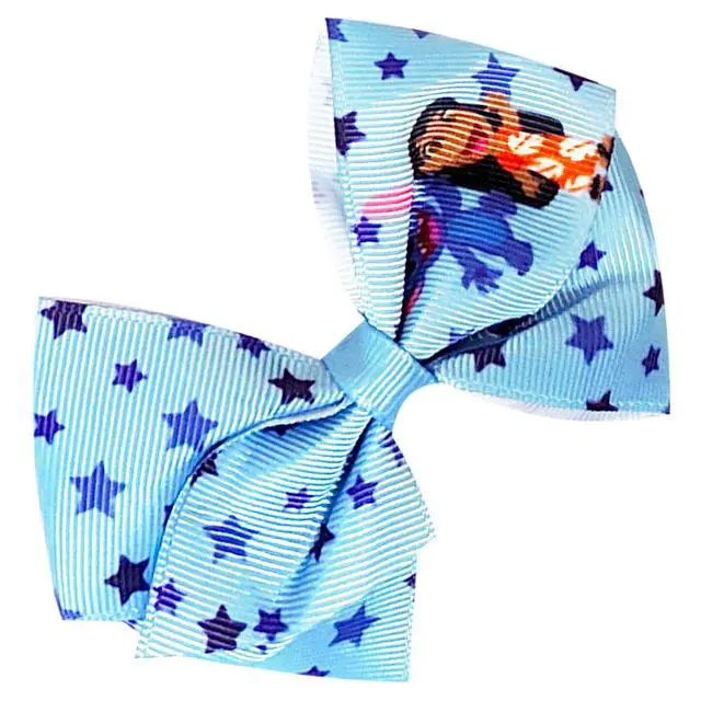 Alt view image 3 of 6 - Disney 100 - Hair Accessories Gift Set - Disney Hair Bows - 7 Pcs 4 Inch Bow Bundle - Hair Bows for Girls - Different Print on Each Clip - Alligator Clip - Ages 3 +