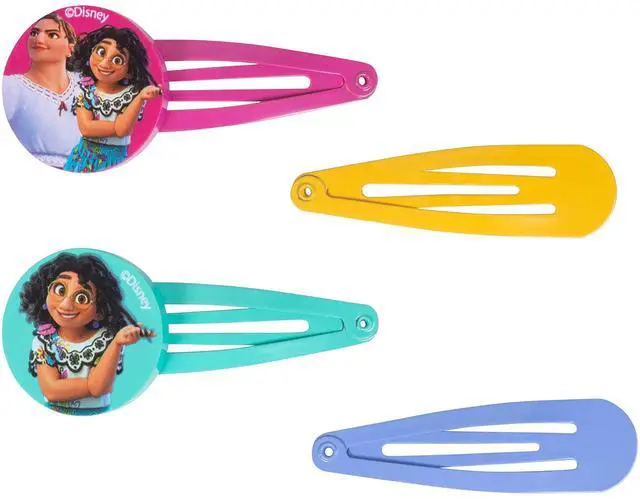 Alt view image 3 of 7 - Encanto Girls 20 Piece Accessory Set with 3 Barrettes, 4 Snap Hair Clips, 5 Elastics and 8 Terry Ponies - Ages 3+