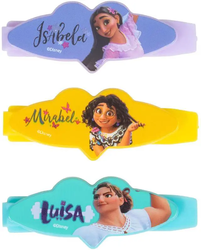 Alt view image 4 of 7 - Encanto Girls 20 Piece Accessory Set with 3 Barrettes, 4 Snap Hair Clips, 5 Elastics and 8 Terry Ponies - Ages 3+