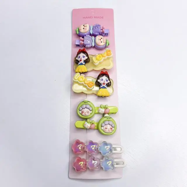 Alt view image 6 of 7 - Cute Hair Clips for Girls - Little Girl Hair Accessories with Minimalism Style for Daily and Party (6PCS Randomly Assorted)