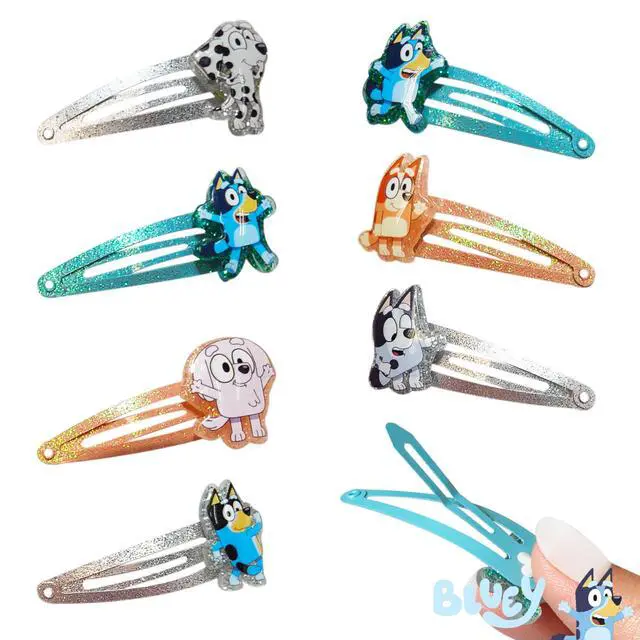 Alt view image 7 of 7 - Bluey Hair Clips for Girls Snap Clips 8 Pack Multi Color Ages 3+