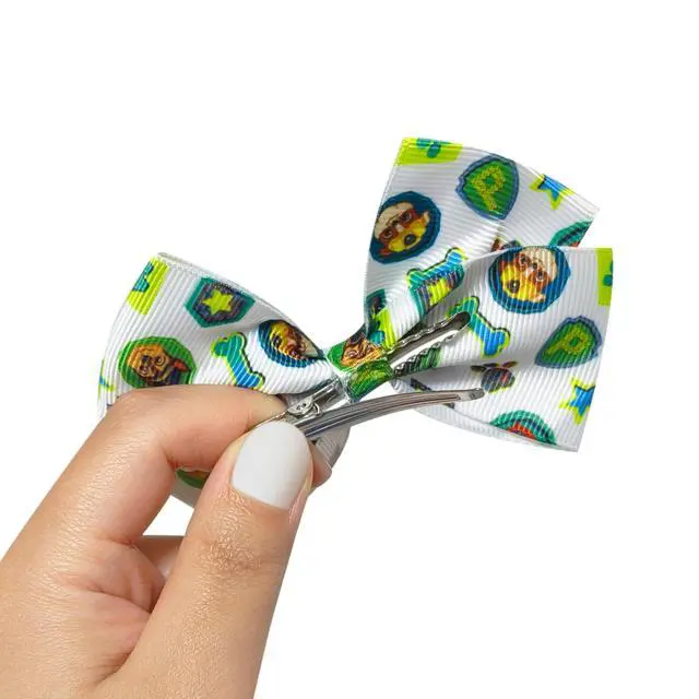 Alt view image 4 of 7 - Paw Patrol Alligator Hair Clips for Kids 7-Pack Non-Slip 4-Inch Hair Bows Girls Hair Accessories with Rescue Pup Prints Ages 3+ Non-Toxic Material