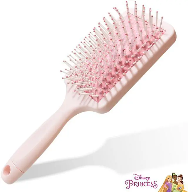 Alt view image 2 of 5 - Kids' Confetti Detangling Hair Brush - Fun Design with Disney Princesses - Gentle on Wet & Dry Hair - Ideal for Kids Ages 3+ - Makes Hair Care Enjoyable and Simple