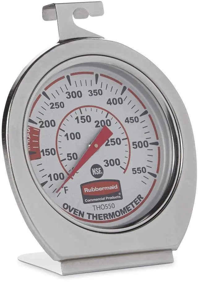 Main image of Stainless Steel Monitoring Thermometer, Safe for Inside Oven/Grill/Smoker, 60-580°F Range, Easy to Read Food Thermometer For Food Resturant/Home Cooking