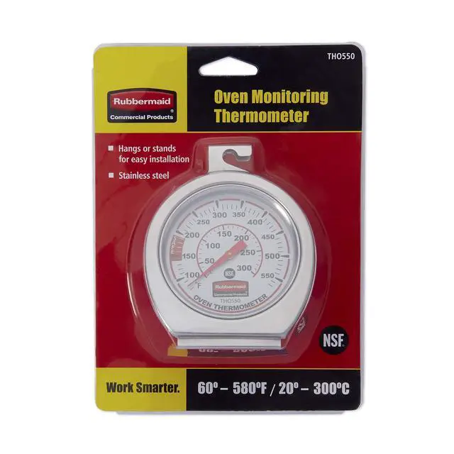 Alt view image 4 of 7 - Stainless Steel Monitoring Thermometer, Safe for Inside Oven/Grill/Smoker, 60-580°F Range, Easy to Read Food Thermometer For Food Resturant/Home Cooking
