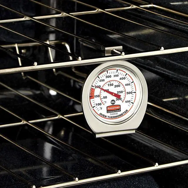 Alt view image 5 of 7 - Stainless Steel Monitoring Thermometer, Safe for Inside Oven/Grill/Smoker, 60-580°F Range, Easy to Read Food Thermometer For Food Resturant/Home Cooking