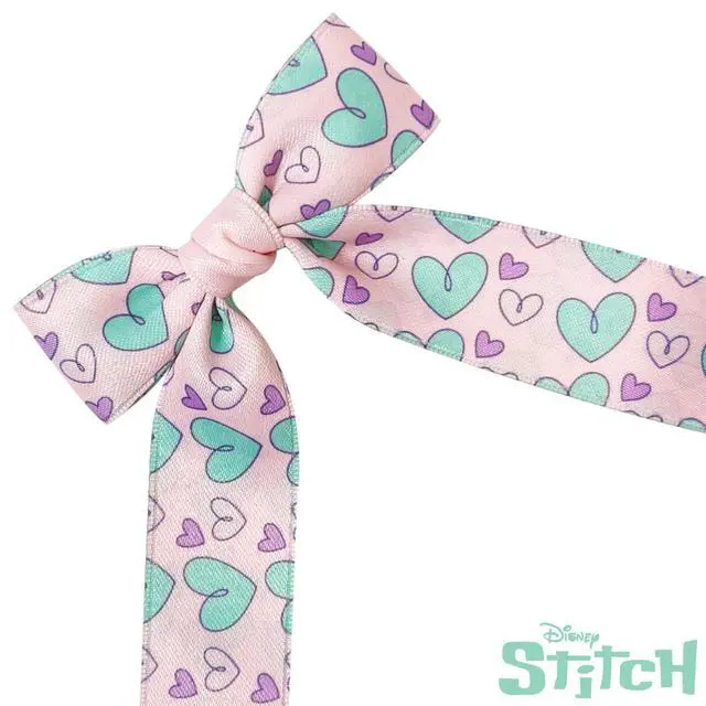 Alt view image 3 of 7 - Disney Lilo & Stitch Printed Long Tail Hair Bow Set for Girls - Printed Bows with Alligator Clips - Cute Hair Accessories for Kids Ages 3+