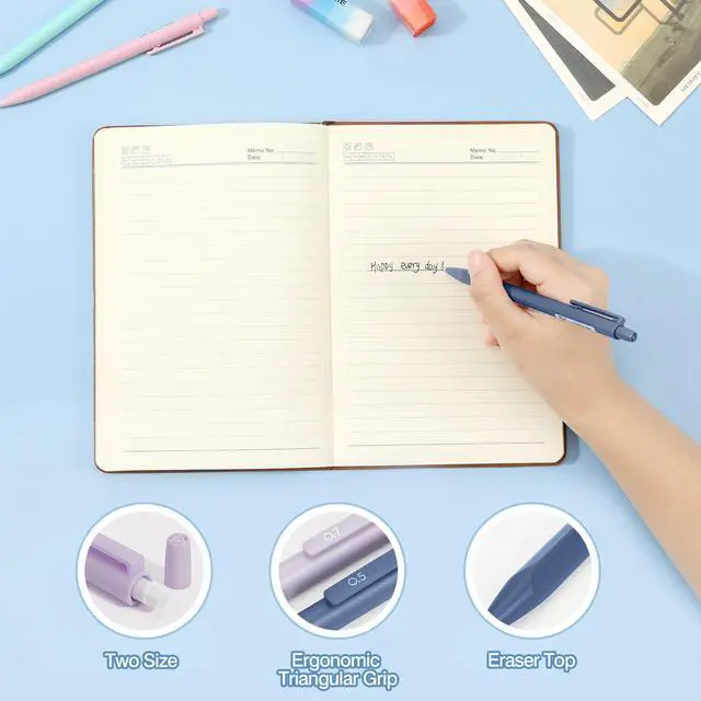 Alt view image 4 of 7 - Pencil Case with Supplies, 60Pcs Aesthetic School Set, Blue