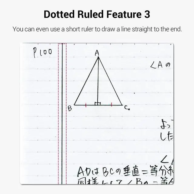 Alt view image 6 of 7 - Composition Notebooks, 5 Pack Campus Semi-B5 Comp Book with Dot A 7mm Ruled, 30 Sheets, School Lined Notebook Spy x Family Limited Edition, Journal Notebook for Women Work Study Note Taking