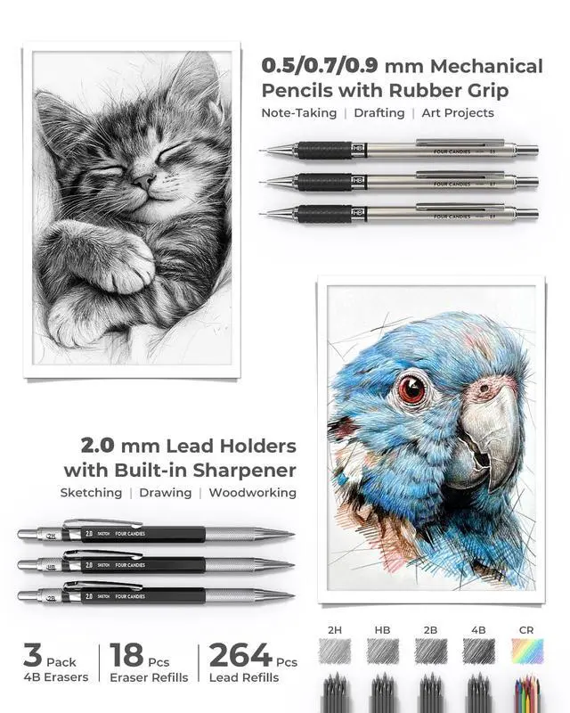 Alt view image 5 of 7 - School Supplies with Pencil Case, 45ct Black