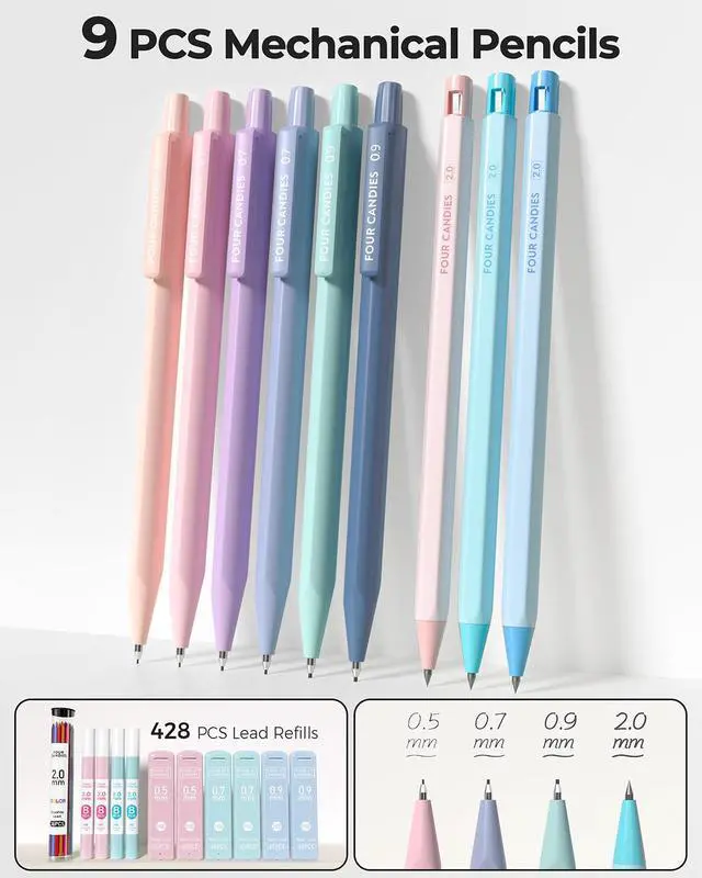 Alt view image 7 of 7 - 56 PCS Aesthetic School Supplies with Pencil Case (Grey)