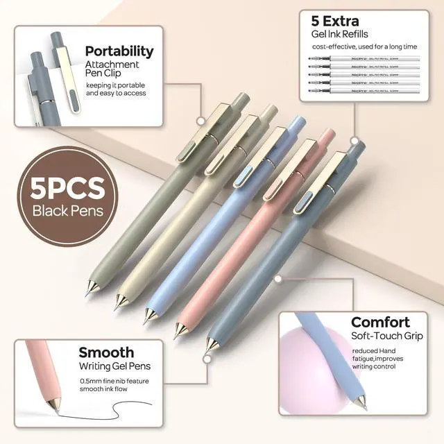 Alt view image 3 of 7 - School Supplies Stationary Set with Pencil Case, 39 PCS Cream
