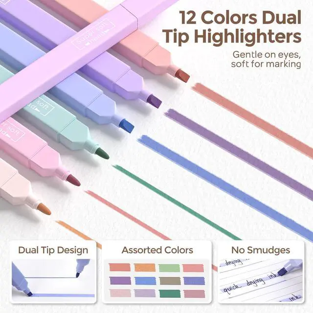 Alt view image 4 of 7 - School Supplies Stationary Set with Pencil Case, 39 PCS Cream