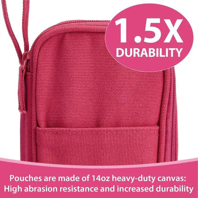 Alt view image 3 of 6 - Large Pencil Case Pouch, Zipper Pencil Box for Kids, Girls & Boys