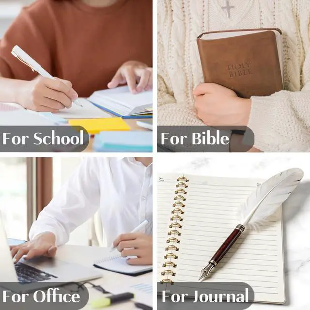 Alt view image 6 of 7 - 4 Pack Lined Journal Spiral Notebook, 120 Pages A5 Small Wide Ruled Notebooks 5.7" x 8.3", Thick Paper Plastic Hardcover Writing Journals Planner for Women Men Work School Office Supplies
