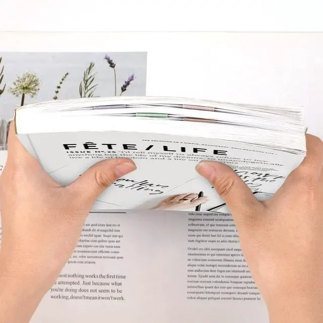 Alt view image 7 of 7 - 15 Pieces Bookmark, Magnetic Bookmarks for Women, Men, Book Lovers, Page Markers for Students Teachers Reading (Misty, Ocean, Emerald)