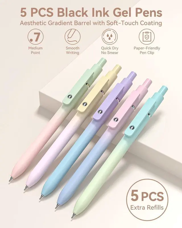 Alt view image 4 of 7 - School Supplies with Cute Pencil Case, 39ct, Cream
