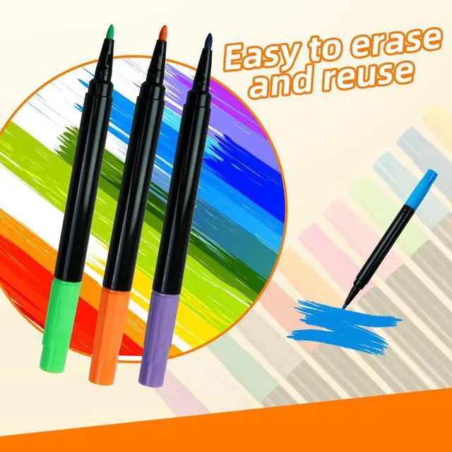 Alt view image 5 of 7 - 12-Color Neon Paint Markers for LED Note Board with Colors, Fluorescent Ink Design, Erasable Markers for LED Writing Boards, Best Gift for Kids