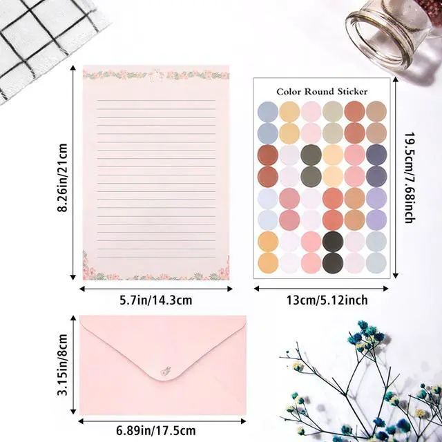 Alt view image 2 of 7 - 91 Pcs Stationery Paper Envelopes Set