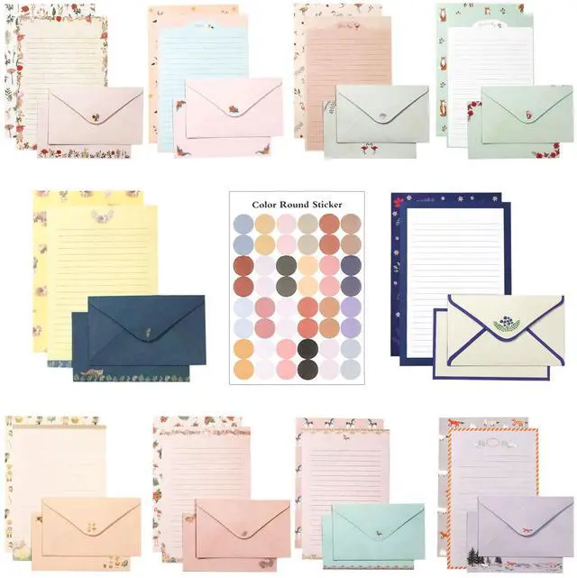 Main image of 91 Pcs Stationery Paper Envelopes Set