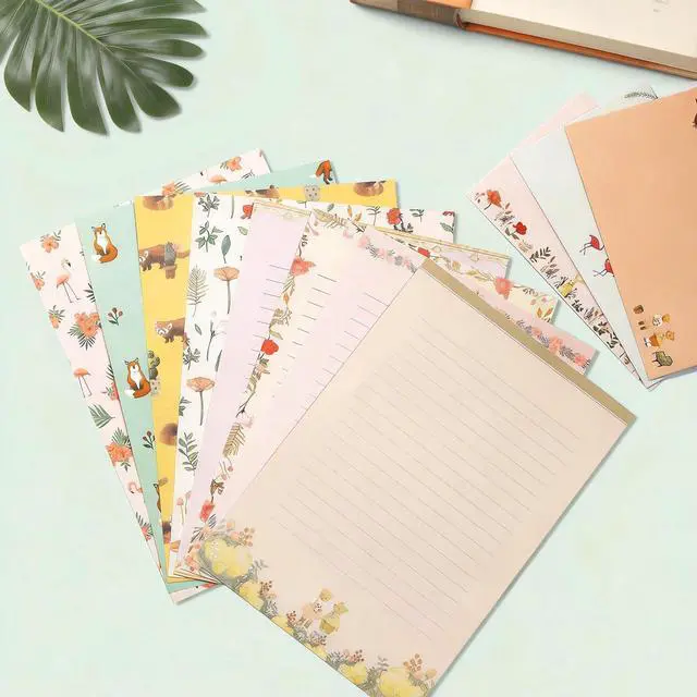Alt view image 6 of 7 - 91 Pcs Stationery Paper Envelopes Set