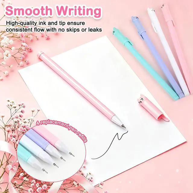 Alt view image 5 of 7 - 38Pcs Cute Cat Stationery Set, Cat School Supplies, Cat Lover Gifts Box