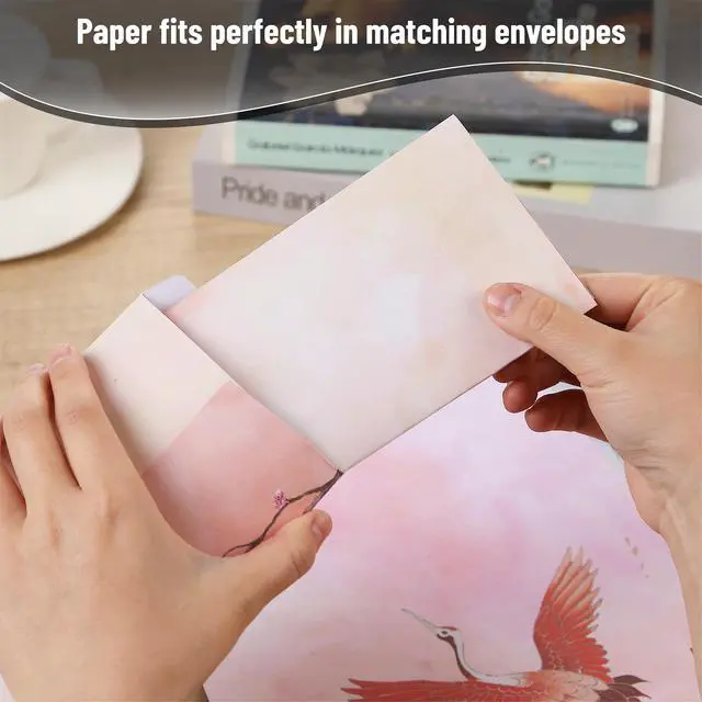 Alt view image 6 of 7 - Stationery Writing Paper Set with Envelopes, 7.3" x 10"