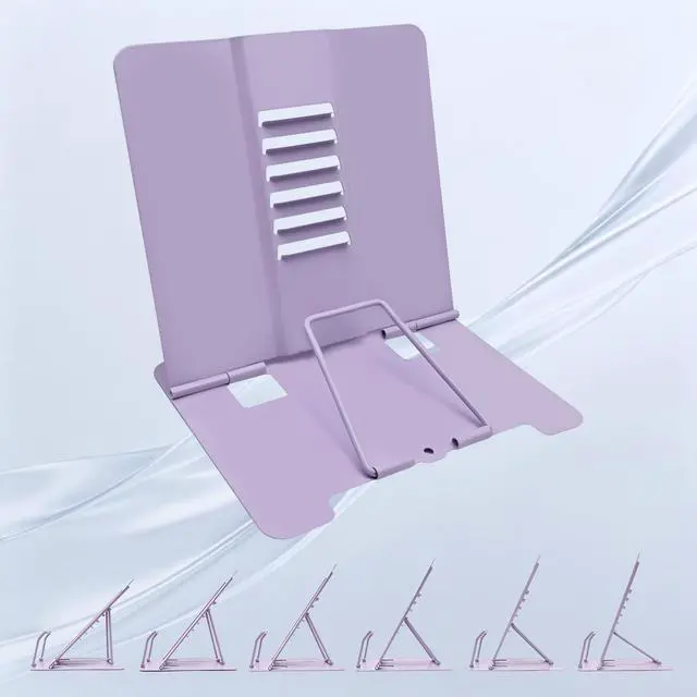 Alt view image 3 of 7 - Book Stand, Book Holder, Book Stand for Reading for Desk & Music