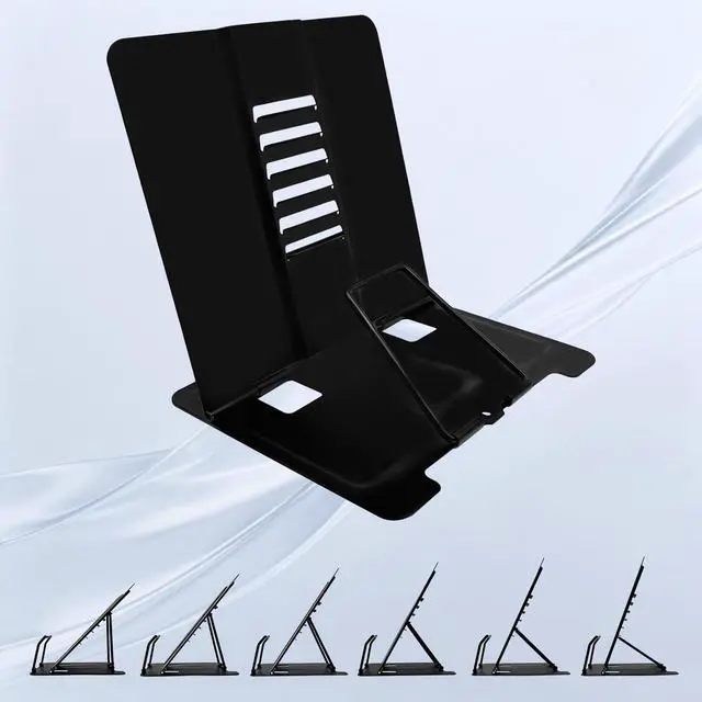 Alt view image 3 of 7 - Book Stand, Book Holder, Book Stand for Reading for Desk & Music