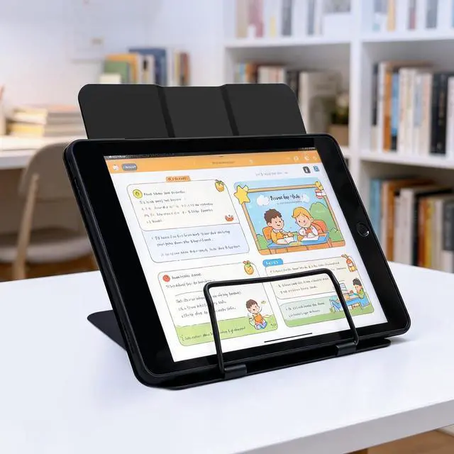 Alt view image 6 of 7 - Book Stand, Book Holder, Book Stand for Reading for Desk & Music