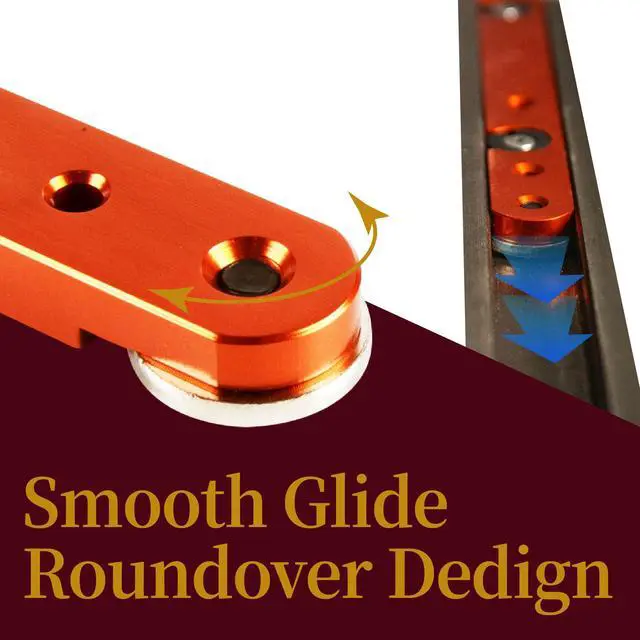 Alt view image 6 of 7 - Aluminum Miter Bars, 430mm, 2 Pack, Adjustable Fit for Less Play