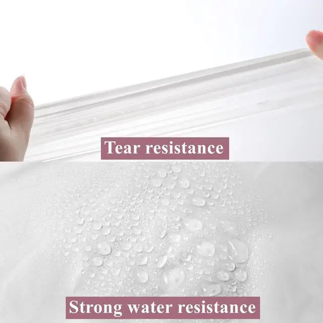 Alt view image 4 of 7 - 12 Pack Rain Ponchos for Adults, Reusable Raincoat with Drawstring Hood, Portable EVA Rain Jackets for Women Men, Waterproof Long Rain Cape, Emergency Poncho for Travel Camping Hiking Outdoor