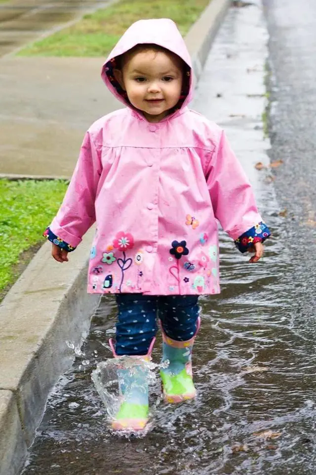 Alt view image 2 of 6 - Girl Baby Kid Waterproof Hooded Coat Jacket Outwear Raincoat Hoodies, Pink, 100 (2-3Y)