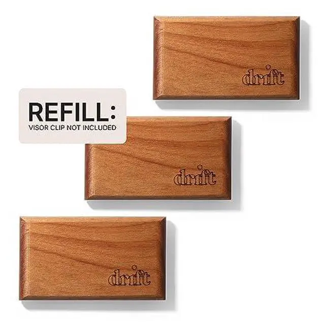 Alt view image 2 of 6 - Car Air Freshener - The Original Wood Air Freshener - Car Odor Eliminator - Long Lasting Scent - Metal Clip - Essential Oils - Clean Ingredients - Open Air Scent 3 Pack Refill - NO CLIP INCLUDED