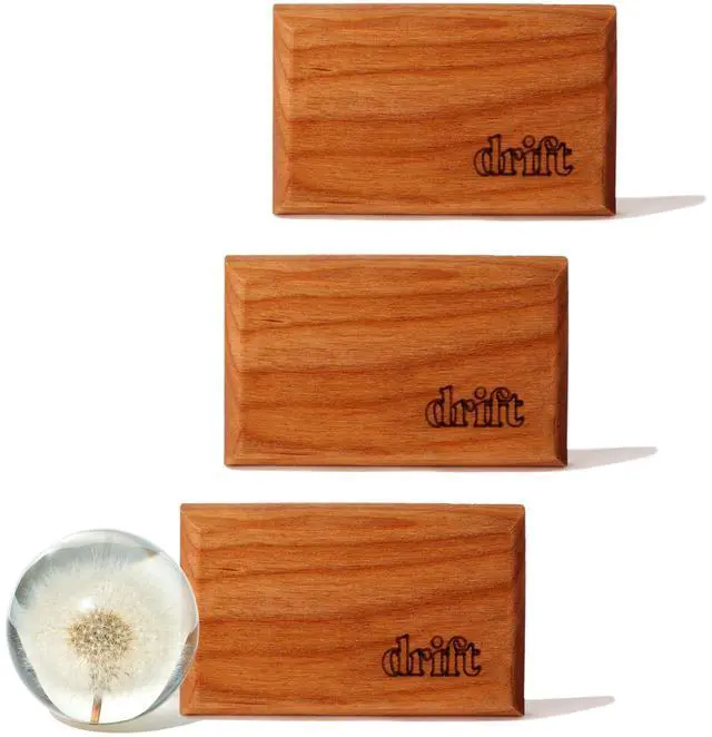 Main image of Car Air Freshener - The Original Wood Air Freshener - Car Odor Eliminator - Long Lasting Scent - Metal Clip - Essential Oils - Clean Ingredients - Open Air Scent 3 Pack Refill - NO CLIP INCLUDED