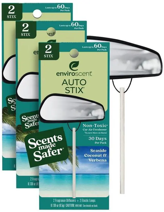 Main image of Non-Toxic* Car Air Freshener Auto Stix® (6 Sticks, Pack of 3)