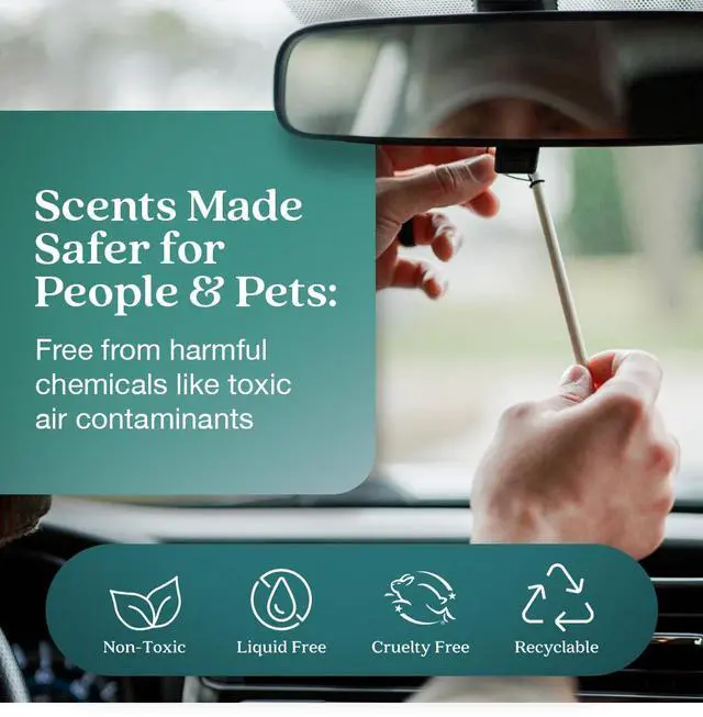 Alt view image 2 of 6 - Non-Toxic* Car Air Freshener Auto Stix® (6 Sticks, Pack of 3)