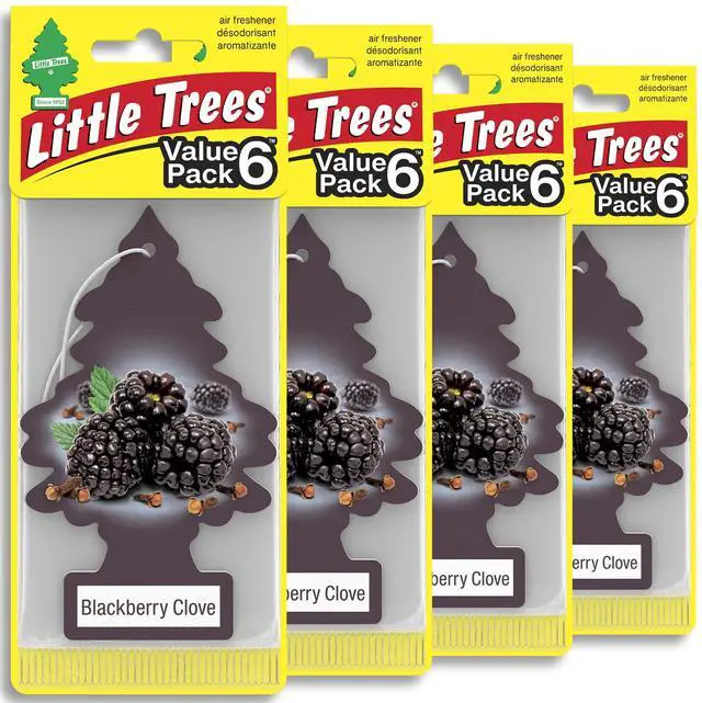 Main image of Car Air Freshener | Hanging Tree Provides Long Lasting Scent for Auto and Home | 24 Air Fresheners |Blackberry Clove
