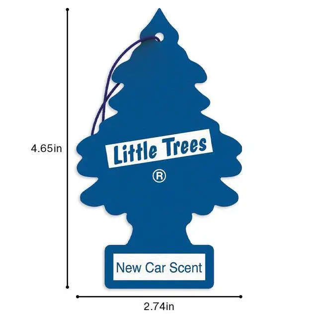 Alt view image 6 of 7 - Car Air Freshener | Hanging Tree Provides Long Lasting Scent for Auto or Home | New Car Scent, 6-Packs (4 Count)
