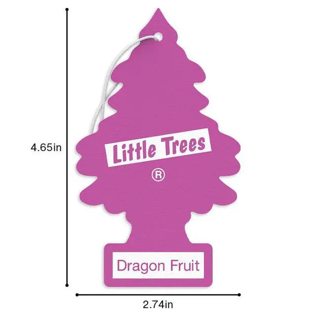 Alt view image 6 of 7 - Car Air Freshener | Hanging Tree Provides Long Lasting Scent for Auto and Home | 24 Air Fresheners |Dragon Fruit