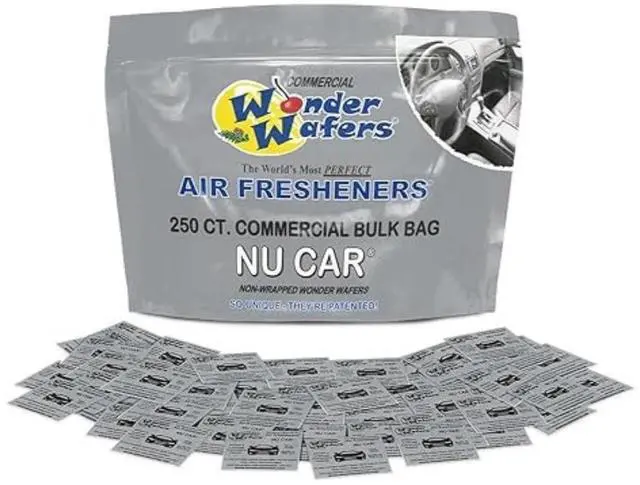 Main image of 250 Count Unwrapped Automobile Professional Use Air Fresheners Car and Truck Detail (Nu Car)
