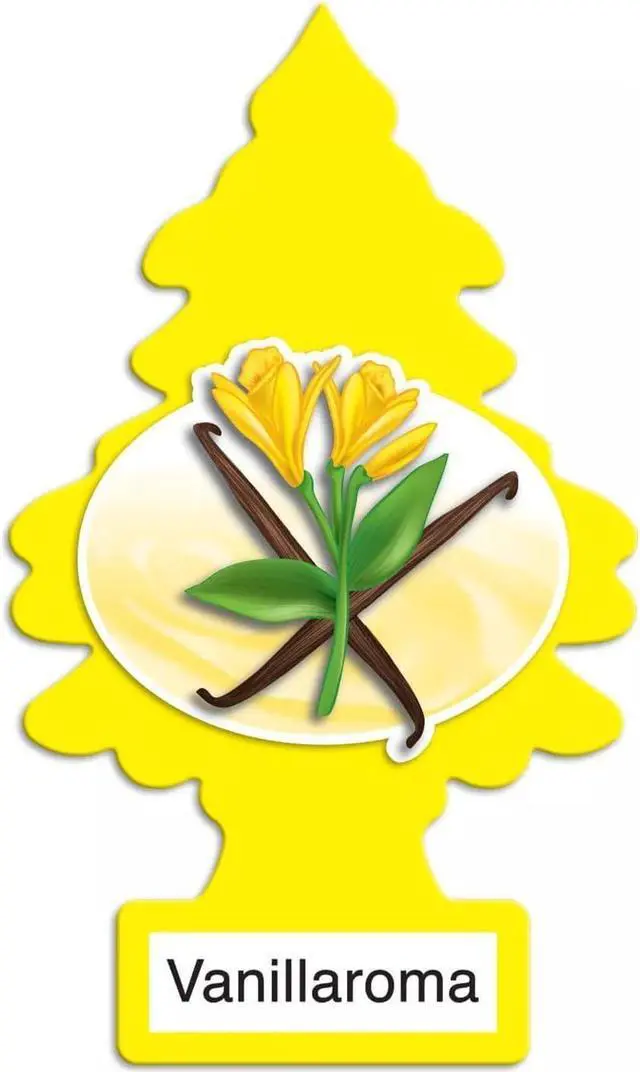 Alt view image 2 of 5 - Car Air Freshener | Hanging Paper Tree for Home or Car | Vanillaroma | 3 Pack