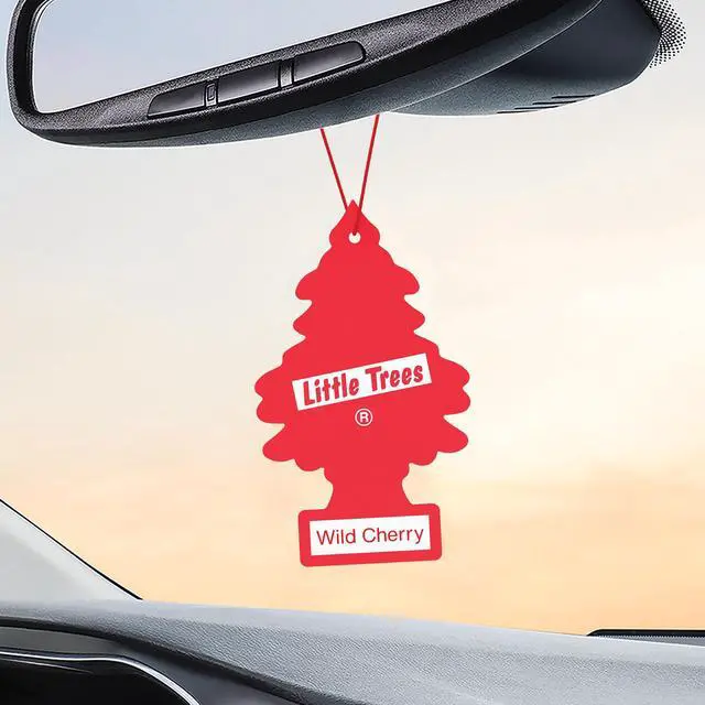 Alt view image 5 of 7 - Car Air Freshener | Hanging Tree Provides Long Lasting Scent for Auto and Home | 24 Air Fresheners |Wild Cherry