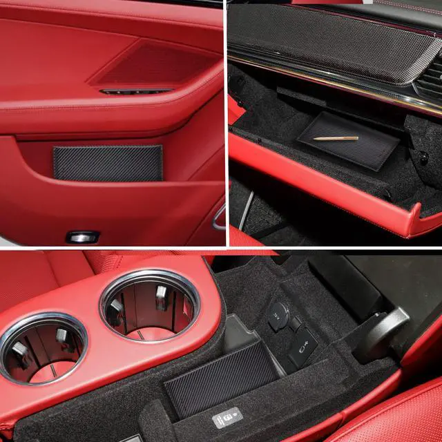 Alt view image 6 of 6 - Car Registration & Insurance Card Holder, Carbon Fiber Black