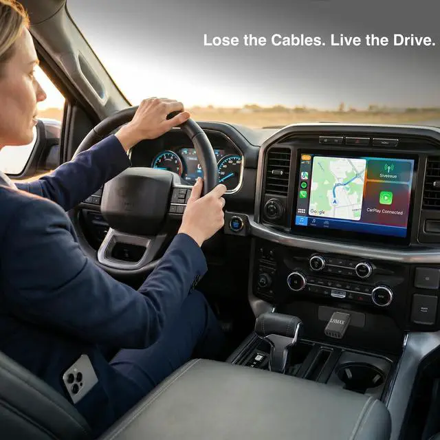 Alt view image 7 of 7 - Ultra-Compact 2 in 1Wireless CarPlay & Android Auto Adapter